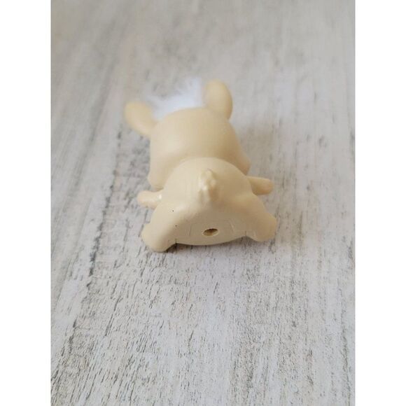 Mini blushing Easter Bunny toy figure rabbit fluff - Picture 4 of 4